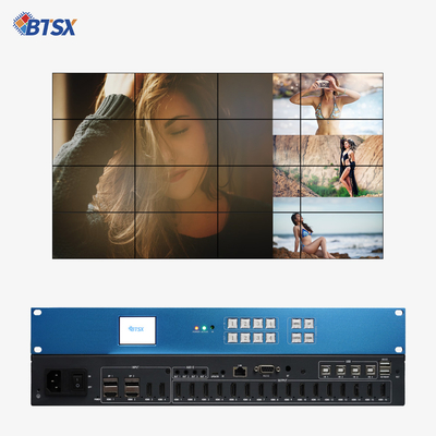 Verbesserung der Sicherheitsüberwachungszentren mit Multi-Screen-Video-Wall-Controller und RS232-Fernbedienung