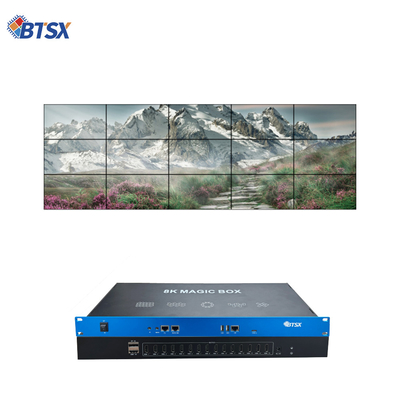 Ein 2 kg Videowandcontroller mit IR-Eingang und 15x HDMI 1,3 3,5 mm Audio-Ausgang