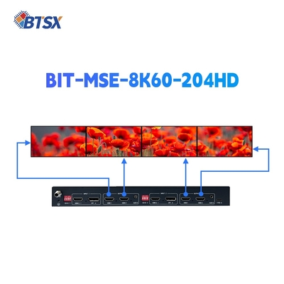 Videowandcontroller Max Input Auflösung 1×2 7680×2160P60 Stromversorgung 12V/2A Gleichstromadapter enthalten Echtzeitverarbeitung