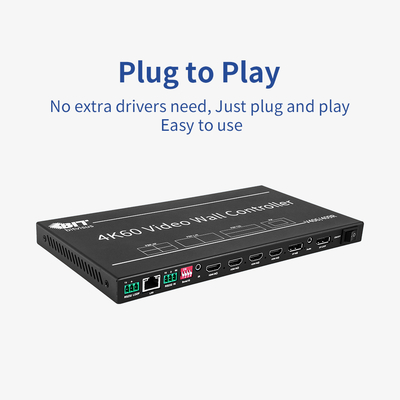 Multi-Viewer 4x1 HDMI Sicherheitskonferenzüberwachungslösung Videowandcontroller mit mehreren Ansichten und 4 HDMI-Eingängen