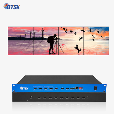 4K60 4 in 9 Out Video Wandcontroller Prozessor nahtloser Schalter PIP Roaming