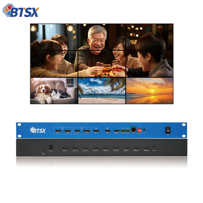1X2 2X2 1X3 3X3 Hdmi 4K-Videoprozessor nahtlos schaltbarer Videowandcontroller