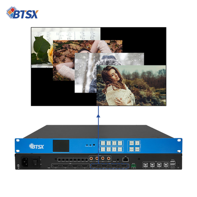 Nahtloser UHD-Video-Switch 4k Hdmi Matrix 4x4 Video-Wall-Controller 3x1 2x1 2x2 Unterstützung 4 Bildschirm-Teilung