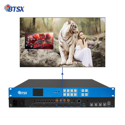 Nahtloser UHD-Video-Switch 4k Hdmi Matrix 4x4 Video-Wall-Controller 3x1 2x1 2x2 Unterstützung 4 Bildschirm-Teilung