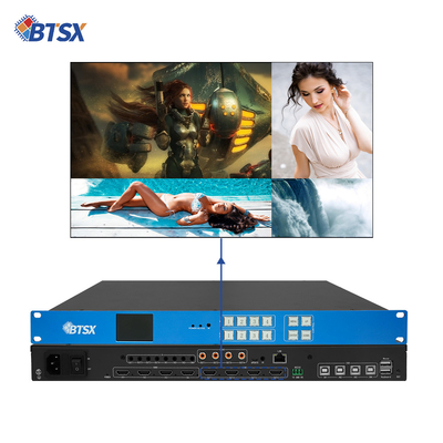 Bitvisus 3840x2400 60Hz 4x4 2x2 1x4 4x1 Roaming PIP Matrix Switcher Videoprozessor