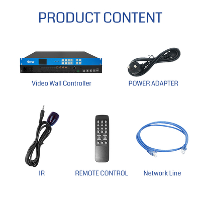 Nahtloser KVM Audio Video Matrix Video Wandcontroller 4x4 2x2 1x4 4K60 HDMI PIP Bearbeitbar mit 4 HDMI 2.0 Eingaben