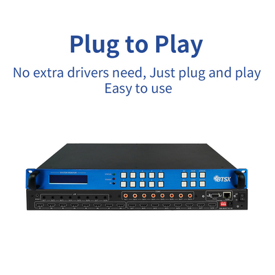 BIT-Ma-U1-MC0808 8x8 4K60 HDMI-Matrix-Switcher mit Audio-Extraktions-IR-Steuerung