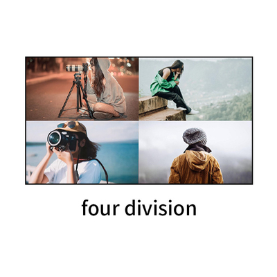 4K60 HDMI Multiview Monitor 1 von 4 In HDMI Bildschirmspalter Multiviewer