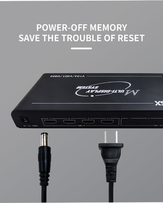Bitvisus 4K60 HDMI Multi Viewer Audio Video Bildschirmspalter mit Fernbedienung