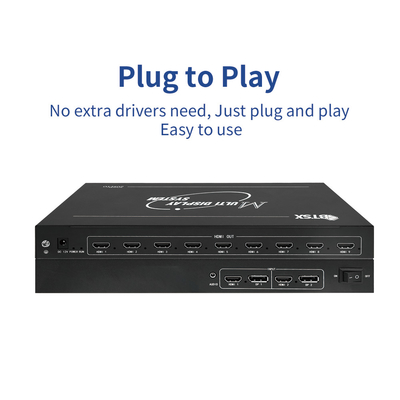 Bitvisus 4K60 PIP Punkt-zu-Punkt HDMI Mehrbildschirmprozessor Videowandcontroller
