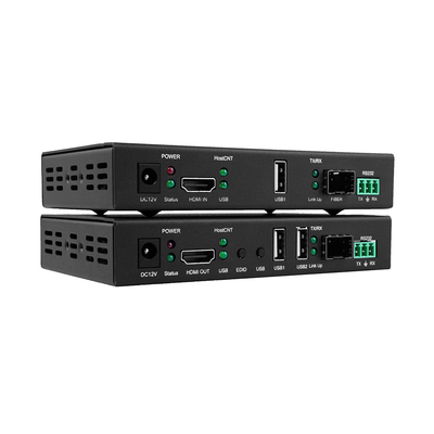 4K HDMI-Fiber-Extender mit KVM und RS232

Professioneller HDMI-Fiber-Optik-Erweiterer mit Null-Latenz

4K@30Hz HDMI über Single-Mode-Fiber-Extender