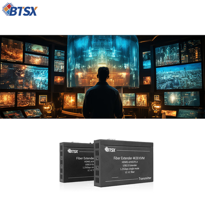 Aktualisieren Sie Ihre Industrie-Sensoren mit 4K HDMI-Fiber-Extender-Bidirectional RS232 HDMI1.4 Schnittstellenprotokoll