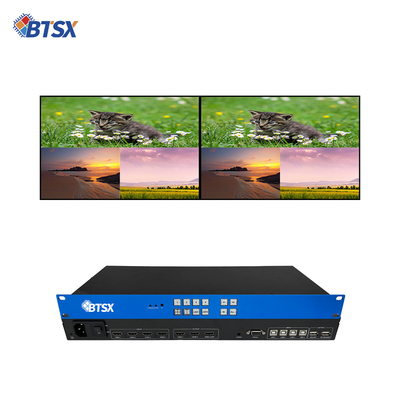 End-KVM-Lösung BIT-MV-U1-MD403 4K60 Auflösung Multi-Viewer-Prozessor mit 3x HDMI 2.0 Ausgangsanschlüssen und 1 Loop-out