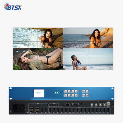 2x DP 1.2 Eingänge Videowandcontroller 16x HDMI 1.4 Ausgänge für maßgeschneiderte Display-Konfigurationen