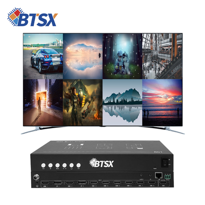 RS232-Steuerungsoptionen 8 HDMI-Eingangs-Multi-Screen-Display-Controller für mühelose Videoübertragung und benutzerfreundliches Design