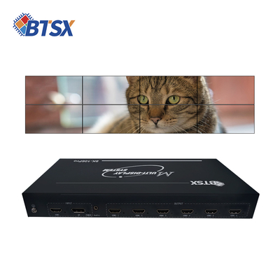 8K-Multi-Screen-Prozessor für 4K-Projektion 8K-Multi-Screen-Expander mit 1920x1080P120 8K-Multi-Channel-Video-Prozessor für Kommandozentren