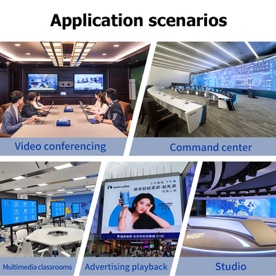 Bitvisus 4K60 8 in 9 Out Video Wall Controller Rs232 HDMI/DP Netzwerk Web Controller 2x2 Video Wall Matrix Controller