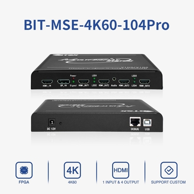 Bitvisus 1X4 & 1X3 4K Multi-Screen Splicing-Gerät EDID Programmierbarer Videoprozessor BIT-MSE-4K60-104PRO