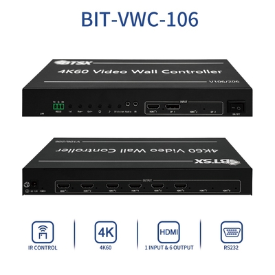 Bitvisus Professioneller Video-Spleißprozessor - Unterstützt 9-Bildschirm-Spleißen BIT-VWC-106