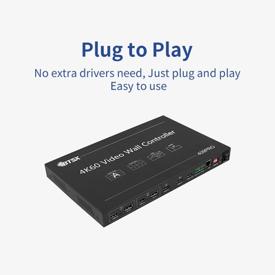 Bitvisus 1U RACK PIP Nahtloser Switching HDMI Switcher Matrix 3x3 3x4 3x5 3x6 4K60 LCD LED TV Video Wall Controller Prozessor