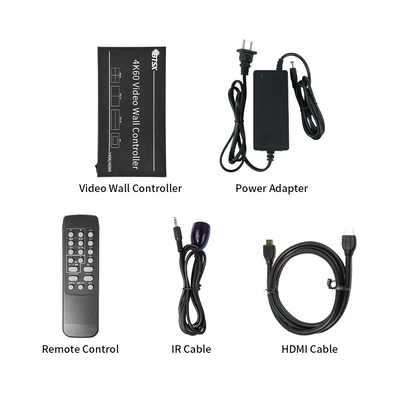 Bitvisus 1U RACK PIP Nahtloser Switching HDMI Switcher Matrix 3x3 3x4 3x5 3x6 4K60 LCD LED TV Video Wall Controller Prozessor