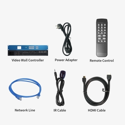 Bitvisus 1U RACK PIP Nahtloser Switching HDMI Switcher Matrix 4K60 4*4 LCD LED TV Video Wall Controller Prozessor BIT-VP-U1-MD416