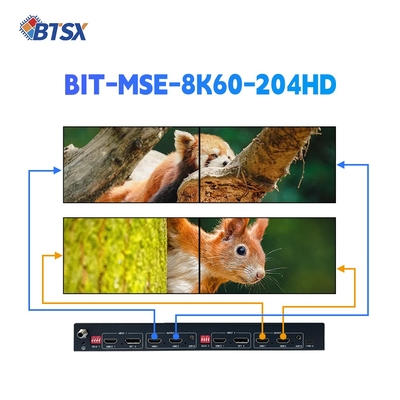 YUV422-Farbformat HDMI-Videowand-Controller 2×HDMI 2.1-Eingangsschnittstellen für kundenspezifische Displaylösungen