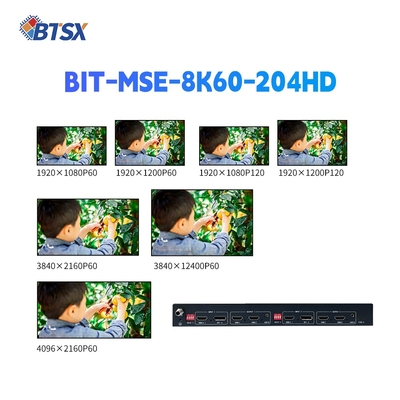 Professioneller 4K Video Wall Controller mit 4x HDMI 2.0 für dynamische Inhalte
