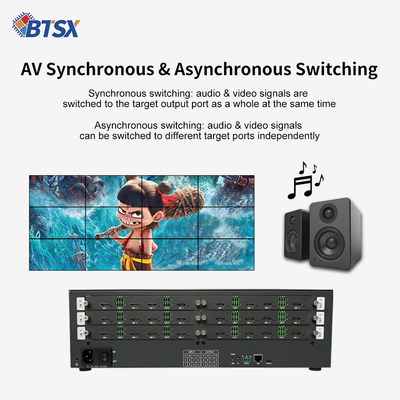 Erreichen Sie überragende Audioleistung mit unserem HDMI-Matrix-Switch 5,7 KG und HDMI-Audioausgang ohne Kompromisse bei der Qualität