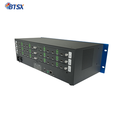 Wirksame Entscheidungskontrollkammer Videowand mit 12 X HDMI 2.0 Ausgangsoberfläche und maximale Auflösung 4096x2160P60