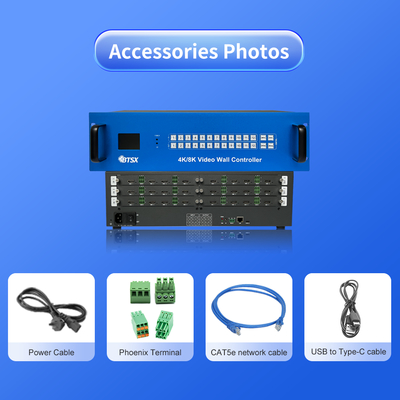 220V Stromversorgung Videowandspalter 12 X HDMI 2.0 Ausgangsschnittstelle für professionelle Videoanzeige