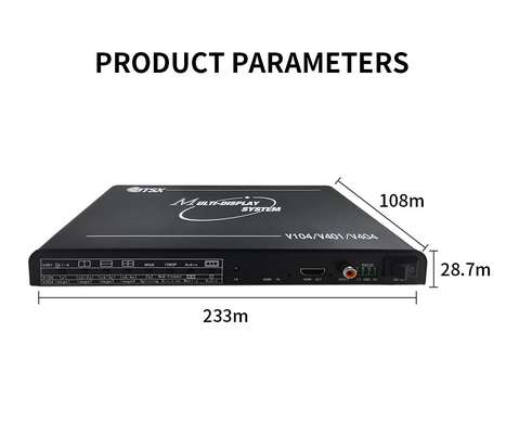 Bitvisus 4K60 HDMI Multi Viewer Audio Video Bildschirmspalter mit Fernbedienung