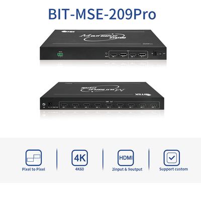 Bitvisus 4K60 PIP Punkt-zu-Punkt HDMI Mehrbildschirmprozessor Videowandcontroller