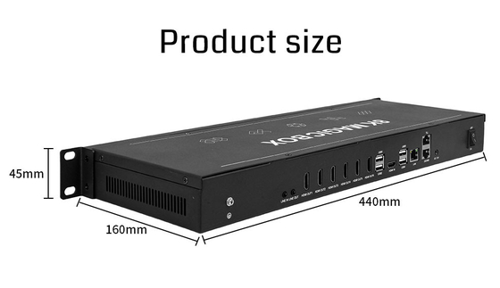 Bitvisus 8K60 6x1 2x3 PIP Künstlerische Videowand Irregular Splicing Videowand Controller
