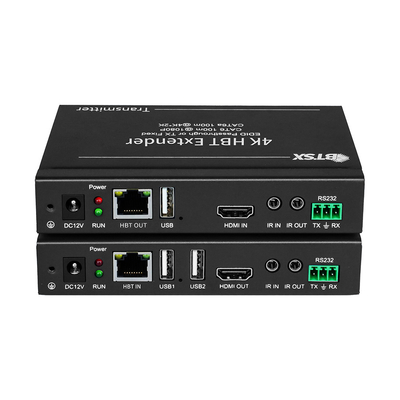 Netzwerkanschluss HDMI Fiber Extender 40m - 120m 4K60 RJ45 Sender und Empfänger