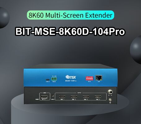 BIT-MSE-8K60D-104Pro 8K60 DP Eingang 4K60 HDMI Ausgang Industrielle Videowandsteuerung Mehrbild-Prozessor