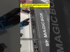 Bitvisus 8K60 PIP Edge Effekte Punkt zu Punkt unregelmäßige Spaltung LCD LED Video Prozessor