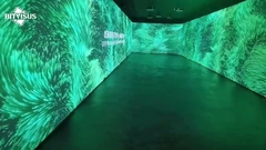 Bitvisus zehn Projektoren immersive Raumlösung
